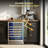 24 Inch Wine Fridge 54 Bottle Wine Cooler Refrigerator Freestanding/Built in, Compressor 4.9Cu.Ft Wine Cooler w/Lock & LED Display, 41℉-64℉ Digital Control Fridge, Housewarming Gifts for Wine Lovers