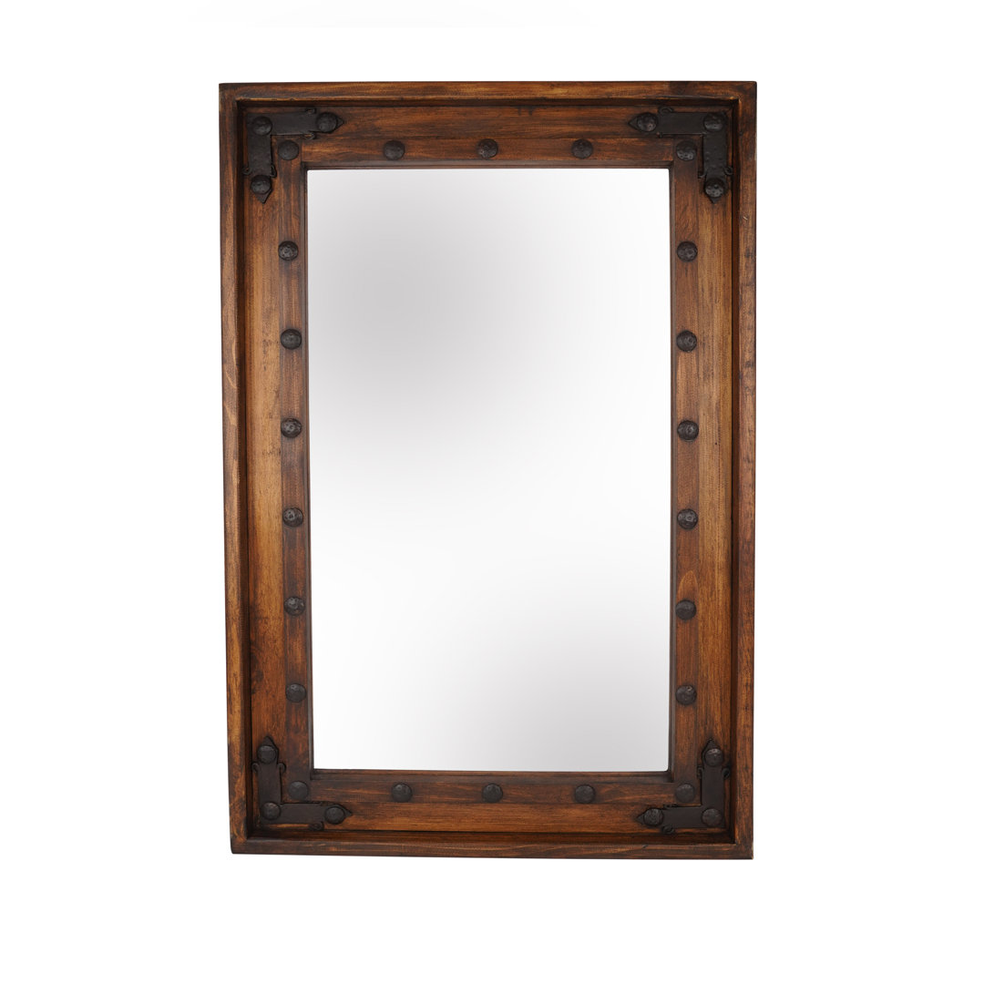 Deleo Flat Wall Mirror Loon Peak®