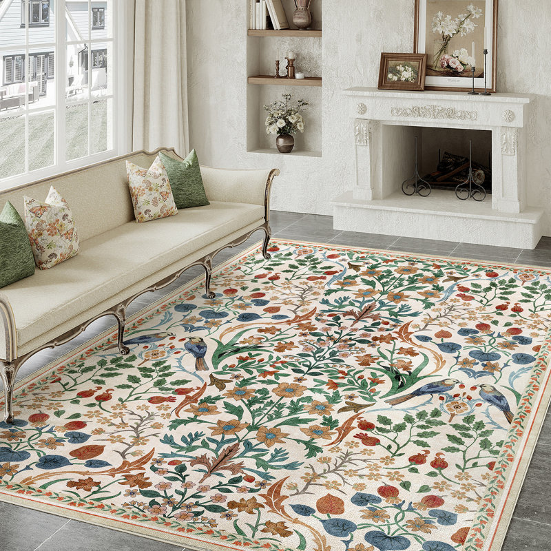 Destinay Floral Area Rug, Rectangle 300 x 400 cm