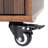 Kitchen Island With Trash Bin Storage, Drop Leaf, Adjustable Shelves, Spice Rack, Towel Walnut Style Storage - Brown-815695854