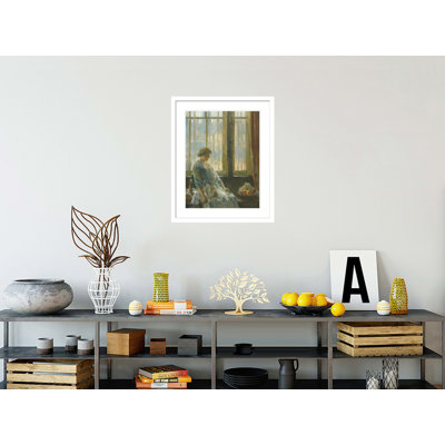 The New York Window by Childe Hassam -Framed Giclee Print