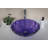 Eden Bath 16.5'' Purple Glass Circular Bathroom Sink