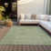  Machine Washable Indoor/Outdoor Chantille ACN990 Green Area Rug
