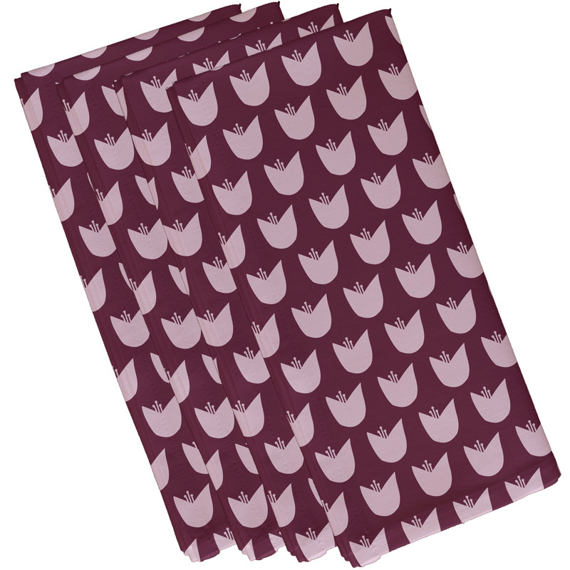 Serviette Antiope, L 18 po x L 18 po, Mauve / rose