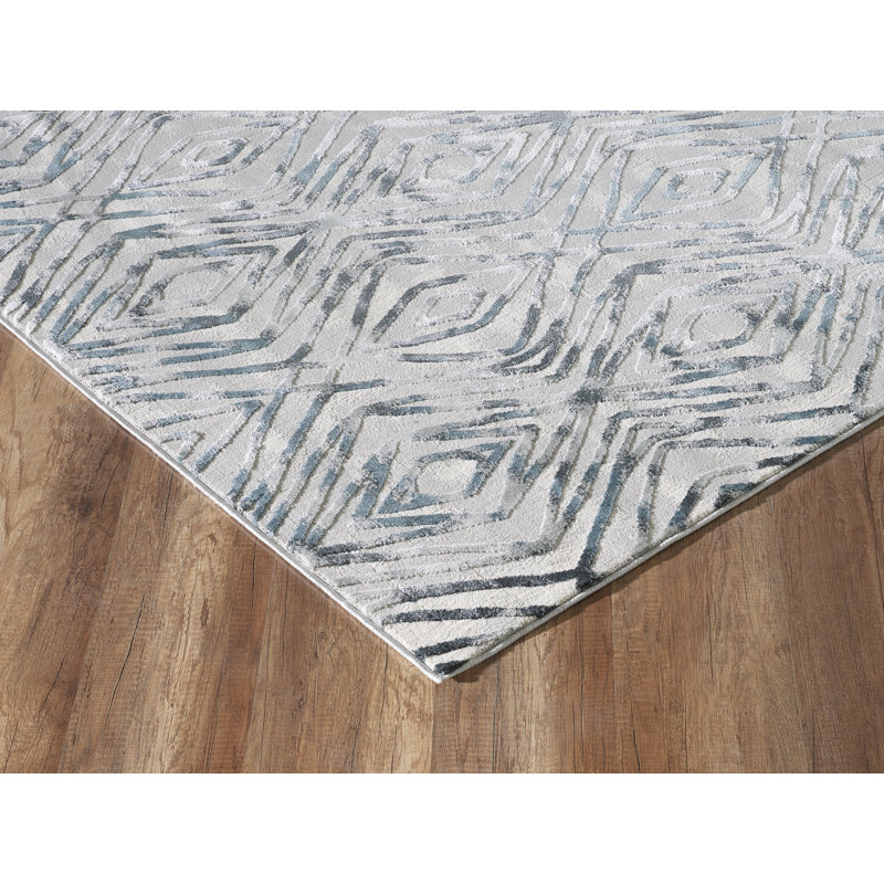 Geometric Indoor Rug, Rectangle 5'3" x 7'6"