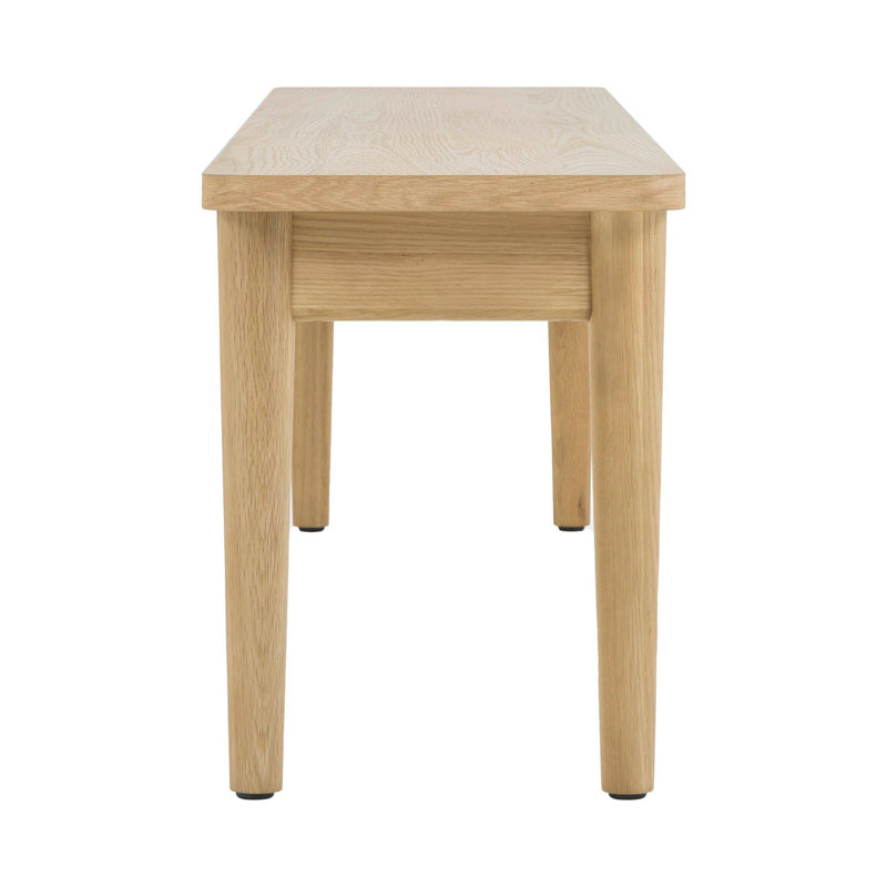 Lumina Natural Oak and MDF Dining Bench
