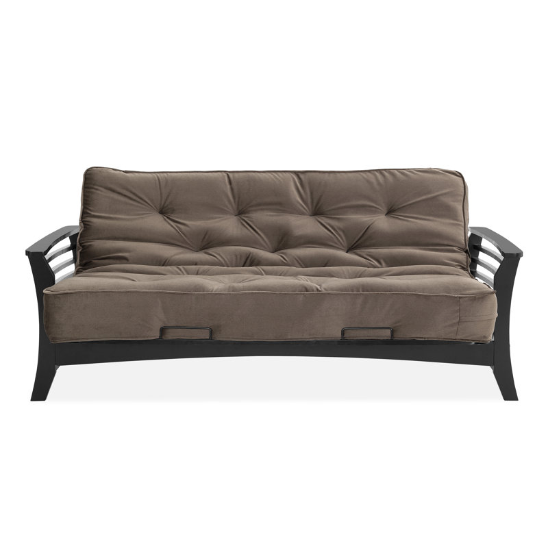 Futon avec matelas Chicago, Cendré
