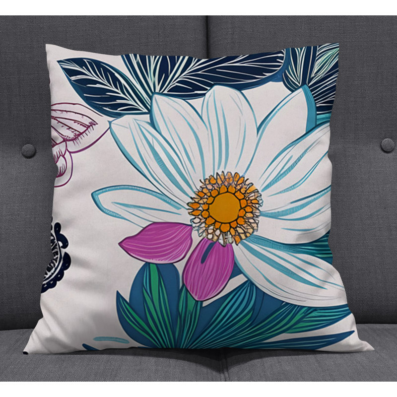 Throw Pillow, Pillow Cover Only - No Insert, 16"H x 16"W