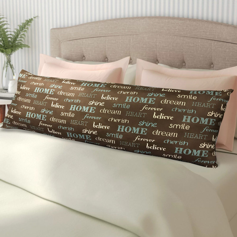 Coussin Stapp Inspire, 18 po x 28 po, Brun, Rectangle
