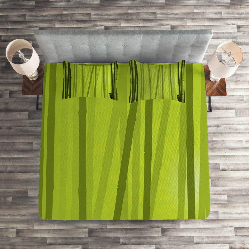 Eclectic Polyester Coverlet, King Bedspread + 2 Shams