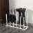 6 Pair Metal Boot Shoe Rack
