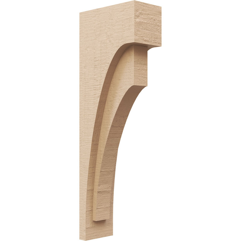 Bois de cèdre brut RiveraThane Corbel, apprêté brun clair Rivera, H 24 po x l 4 po x P 8 po