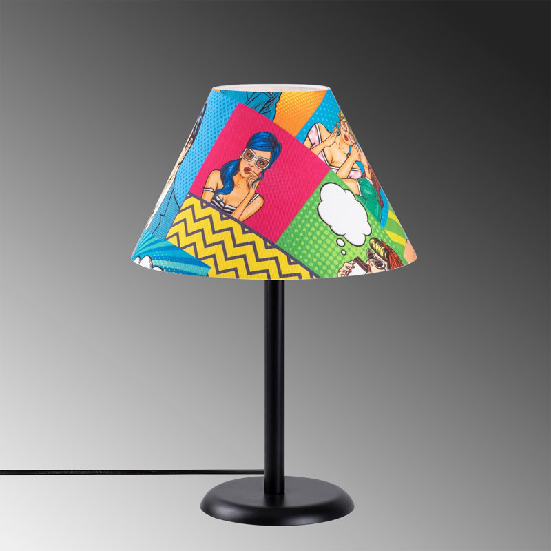 Lampe de table noire 18,11 "Brittany