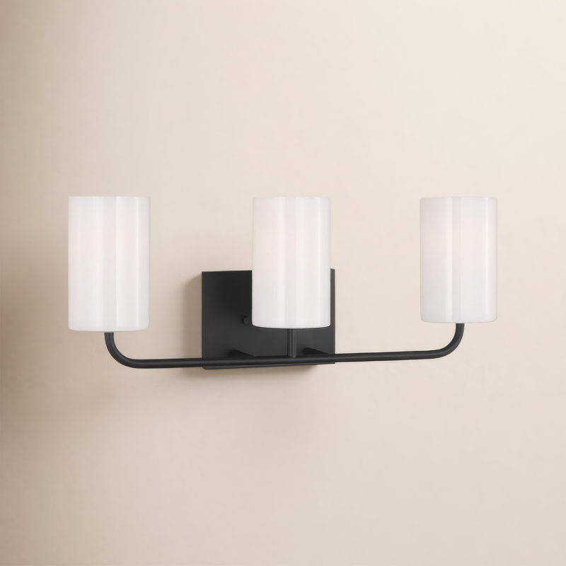 Malese Vincente 3 - Light Vanity Light, Midnight Black, No