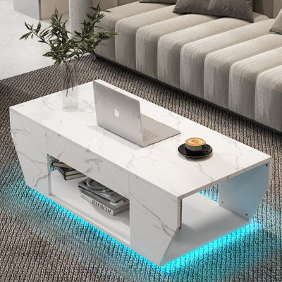 Frame Coffee Table with Storage