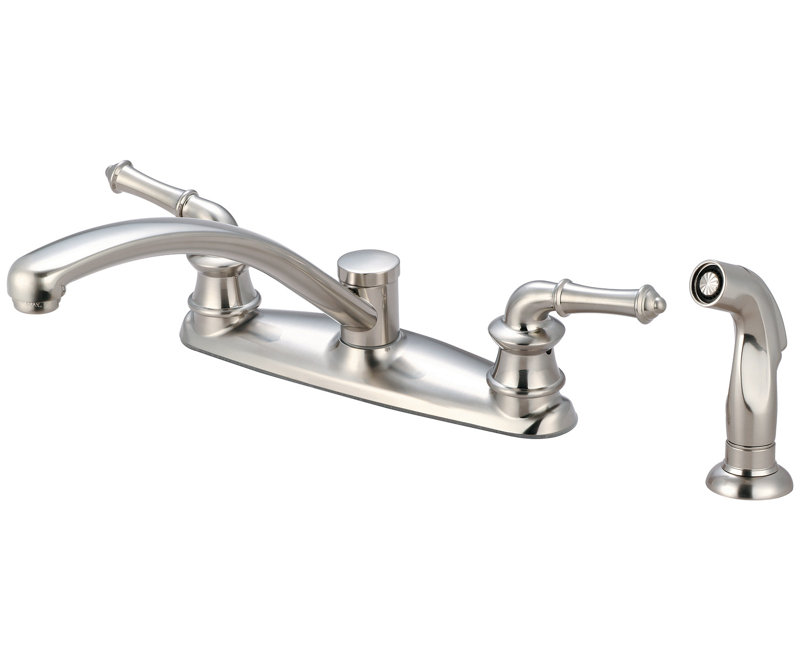 Pioneer Del Mar Pull Out Kitchen Faucet, Brushed Nickel