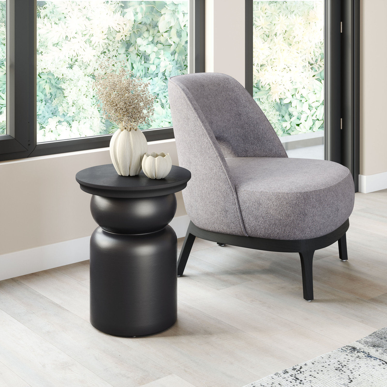 Shondell Solid Wood End Table