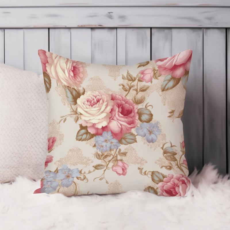 Floral Flower Dreams XI Shabby  Elegance, 16"H x 16"W