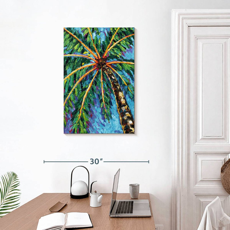 Harnek View Under The Palms II, 30" H x 20" W