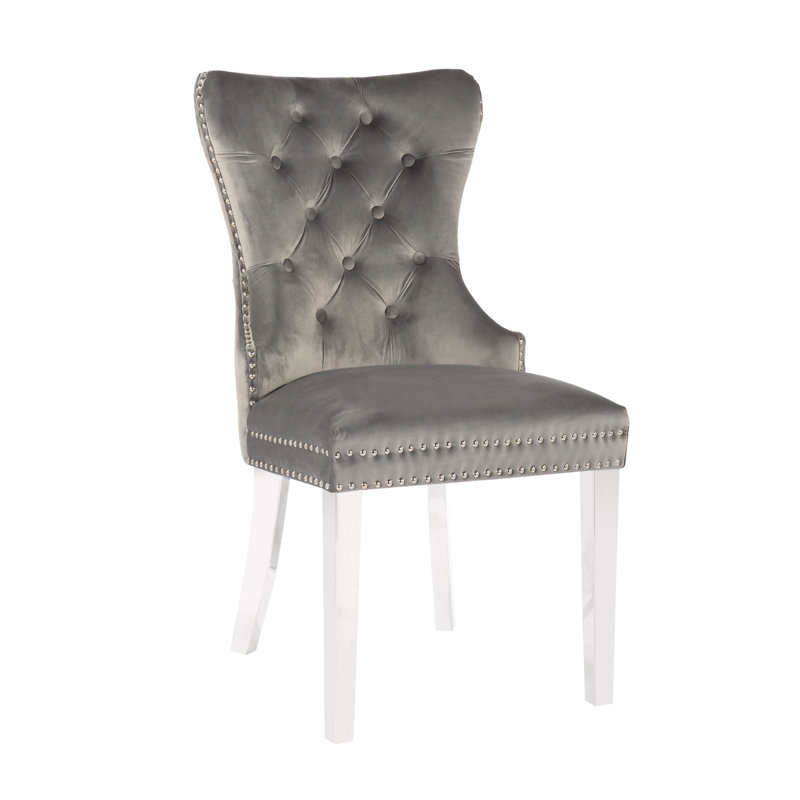 Chaise Boyel - noir, Gris