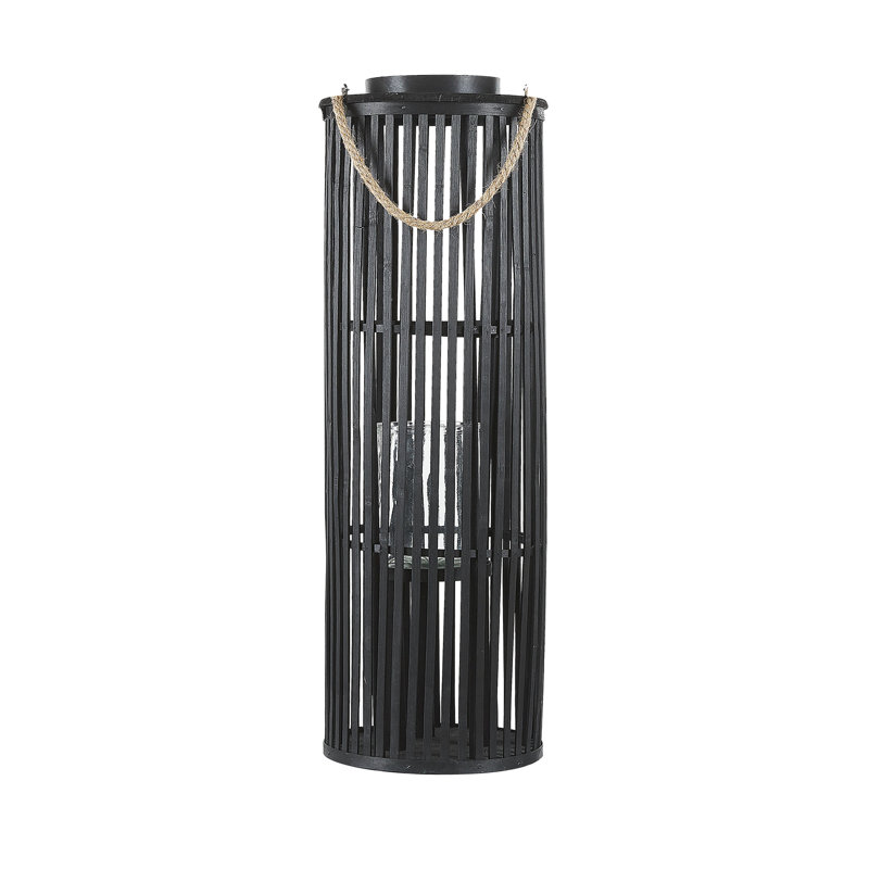 Trondheim Wood Floor Lantern, 80cm H x 27cm W x 27cm D