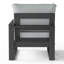 Chaise de patio à accoudoirs droits avec cadre-1134891417-1134891416