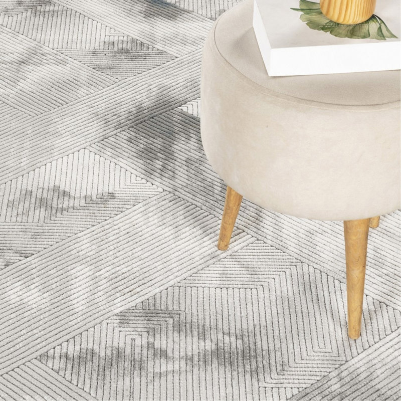 Pavillon de jardin gris 10 po X 10 pi 6 po Tapis, Rectangle 7 pi 10 po x 10 pi 6 po