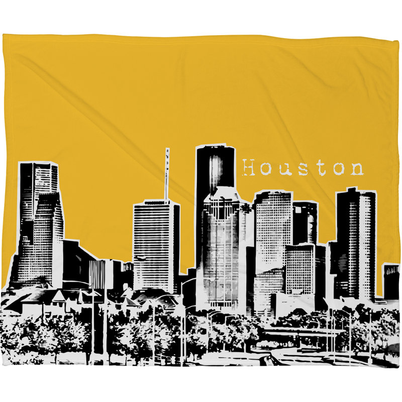 Jeté Bird Ave Houston, Médium, Jaune