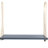 Wood Swing For Garden And Lawn, 63lx23.6w Inch Seat With Cushion & Pillows, 10.8ft Hemp Ropes, 400lbs Capacity, 30-min Assembly, 5 Colors Hanging Chair Backyard, Comfortable Quick Assembly