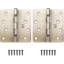 Charnières de porte à roulement à billes 4 po, angle de rayon de 1/4 po-97912241