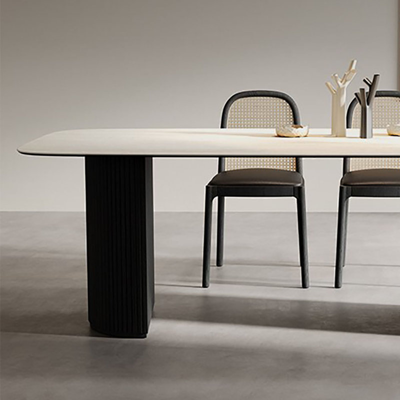 Table de salle à manger Elegant Rock, H 29,5 po x L 55,1 po x l 31,5 po
