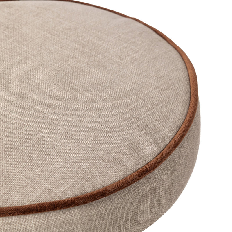 Tabouret pivotant Vega, Brun, Crème, Tabouret de bar (siège d'une hauteur de 31 po)