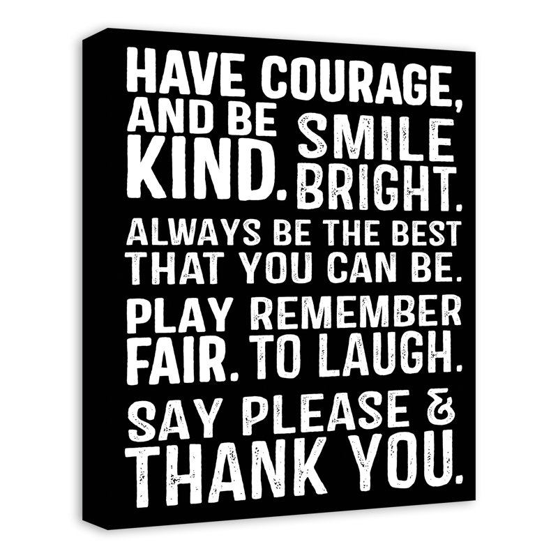 Awesome Words - Toile tendue, art textuel