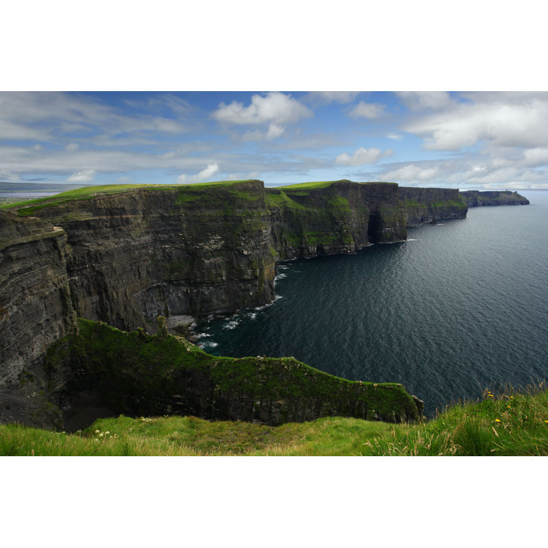 Falaises de Moher - photographie sur toile tendue, H 8 po x l 12 po