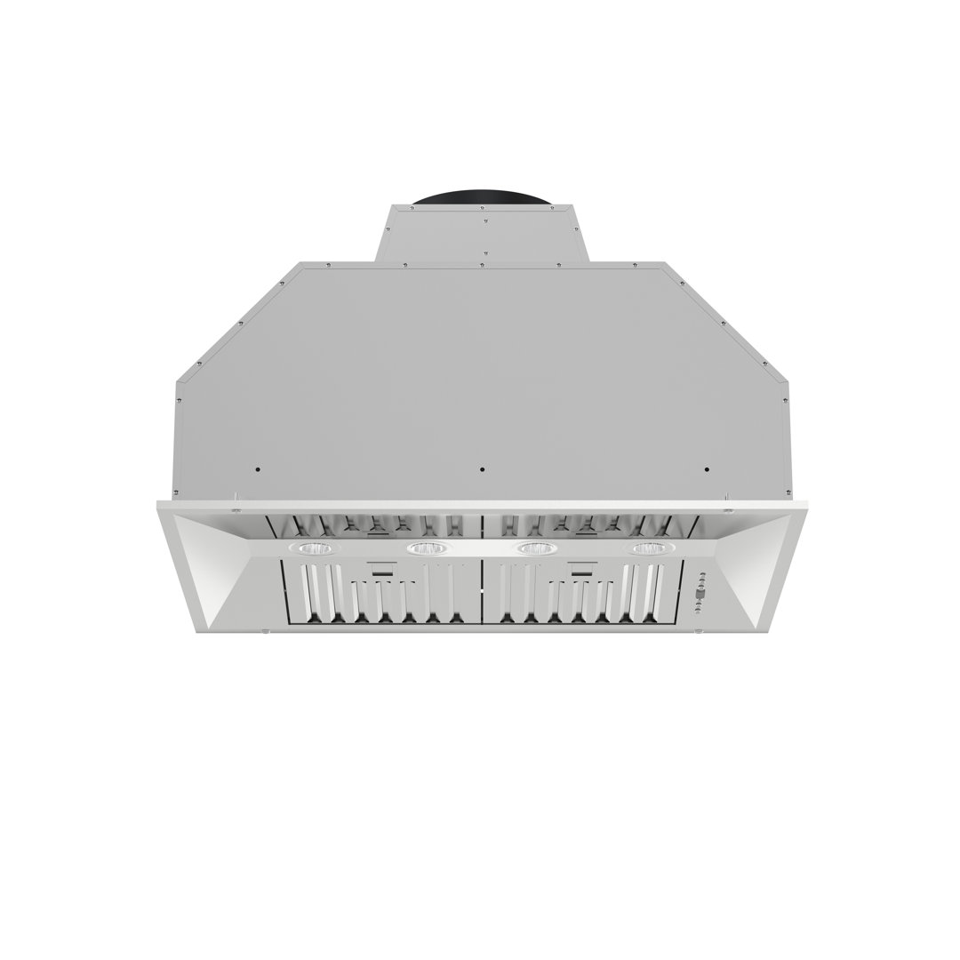 Altilia 36-inch Insert Range Hood, 1200 CFM Double Motor, 4 Speed Control, All Stainless Steel Forno