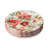 Winter Blooms Set of 4 Holiday Dinner Plates – 11" Romantic Ceramic Christmas Plates with Poinsettia & Evergreen Design – Microwave & Dishwasher Safe Floral Dinnerware for Festive Dining