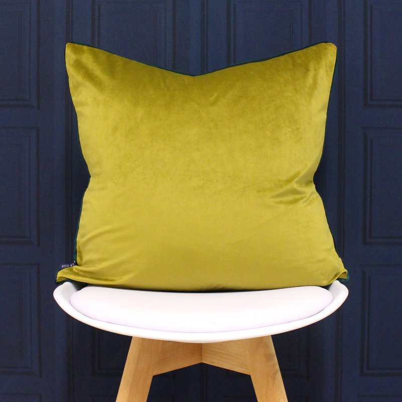 Oliver Square Throw, Moss/Emerald, Pillow Cover Only - No Insert