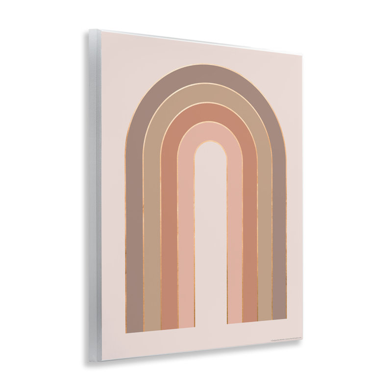 Art mural "Peachy Boho Rainbow" par Reinders