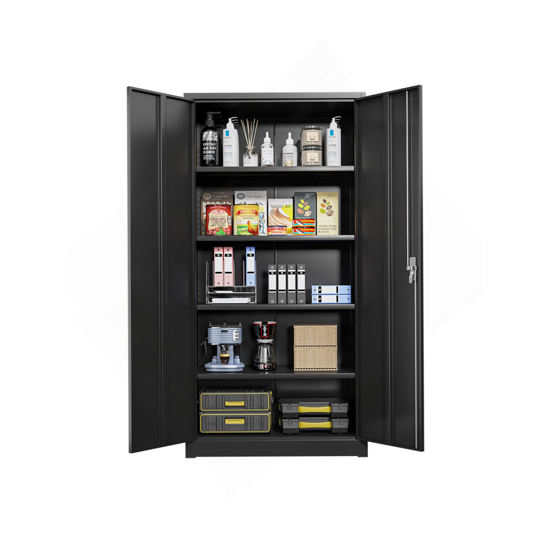 Armoire de rangement en acier de haute qualité avec sécurité avancée et fabrication durable pour le bureau, la maison et l'école