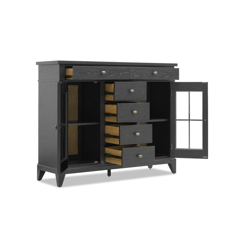 Buffet l 56 po Mya, Noir