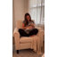 Fauteuil d'appoint rembourré avec coussin-655052730