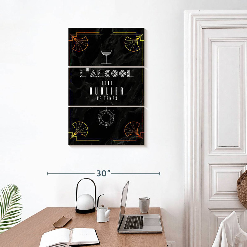 Tergel L'Art déco, H 32 po x l 20 po