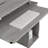Complete Computer Workstation Desk With Storage, Grey-1564084488