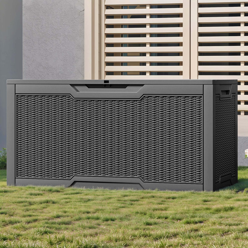 Contenant verrouillable pour terrasse 100 gallons, Black