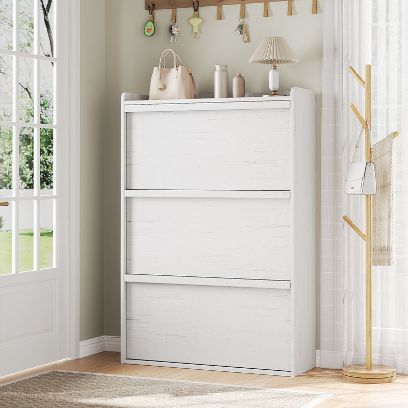 12 Pair Flip Down Shoe Storage