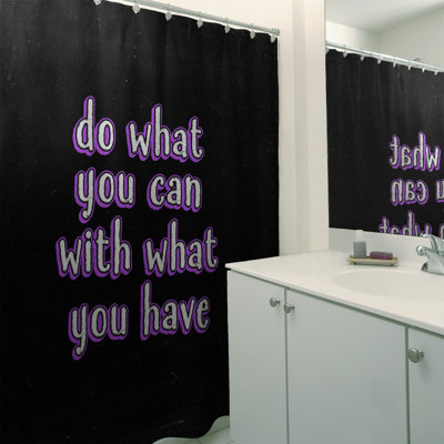 Shower Curtain with Liner Included