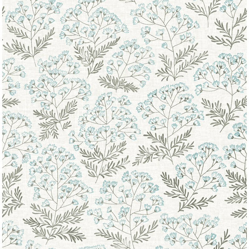 Cody 10.06m x 52.07cm Semi-Gloss Paste the Wall Wallpaper Roll, Blue