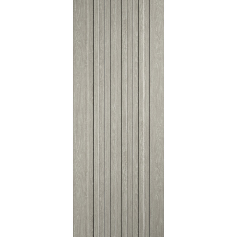 Laminate Sydney Pre-finished Laminate Doors, 61mm x 198.1mm, Light Grey Laminate