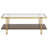 Inez Glass Top Single Coffee Table