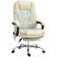 Fauteuil de massage, fauteuil de jeu inclinable, beige-423948519
